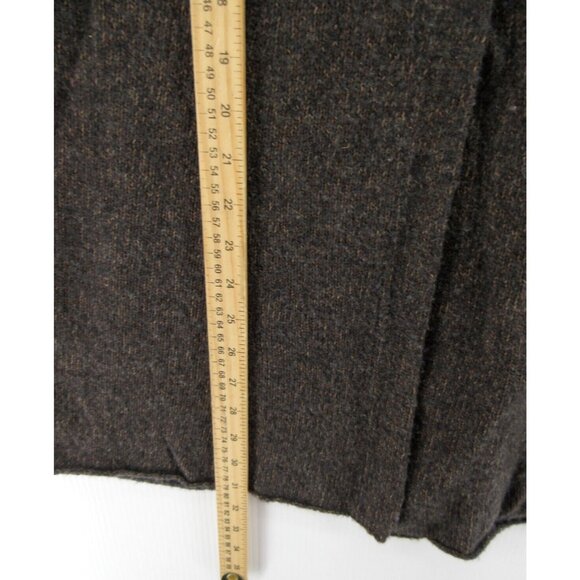 Eileen Fisher Sweater Medium Merino Wool Cardigan Tunic One Button - Picture 4 of 10